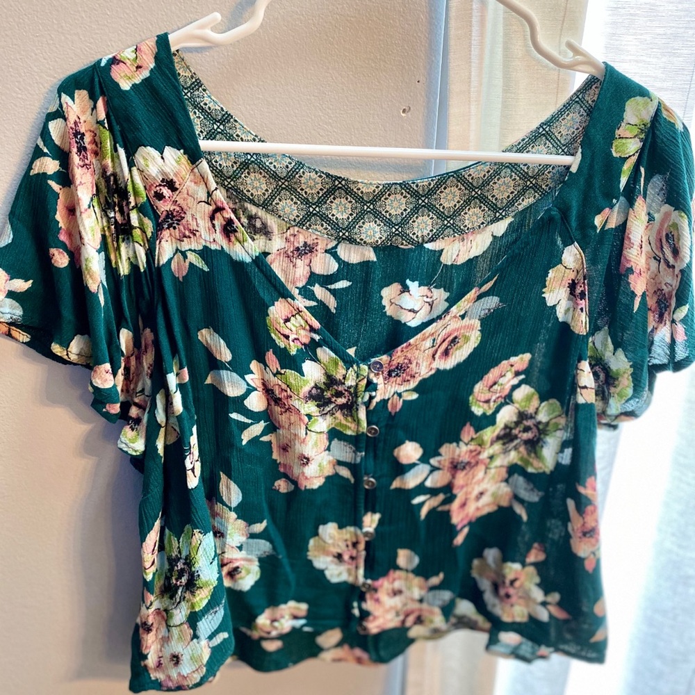 Fun Floral Crop Top